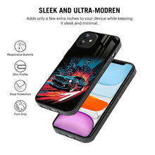 Bornstud 2D Glass Printed Car iPhone 11 Back Cover - Stylish & Durable Case - Bornstud