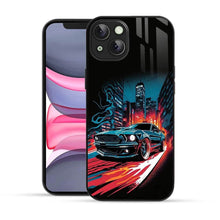 Bornstud 2D Glass Printed Car iPhone 14 Plus Back Cover - Stylish & Durable Case - Bornstud