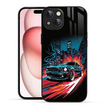 Bornstud 2D Glass Printed Car iPhone 15 Plus Back Cover - Stylish & Durable Case - Bornstud