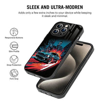 Bornstud 2D Glass Printed Car iPhone 15 Pro MAX Back Cover - Stylish & Durable Case - Bornstud