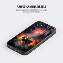 Bornstud 2D Glass Printed Car iPhone 12 Back Cover - Sleek & Tough Mobile Case - Bornstud
