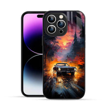 Bornstud 2D Glass Printed Car iPhone 14 Pro Back Cover - Sleek & Tough Mobile Case - Bornstud