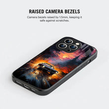 Bornstud 2D Glass Printed Car iPhone 15 Pro Back Cover - Sleek & Tough Mobile Case - Bornstud