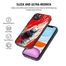 Bornstud Bold 2D Glass Car Design iPhone 12 Pro Case - Sleek Armor for Your Phone - Bornstud