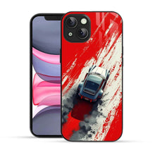 Bornstud 2D Glass Car Design iPhone Back Cover - The Perfect Balance of Style & Strength - Bornstud
