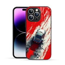 Bornstud 2D Glass Car Design iPhone Back Cover - The Perfect Balance of Style & Strength - Bornstud