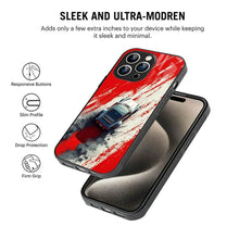 Bornstud 2D Glass Printed Car iPhone 15 Pro Max Case - Designed for the Bold & Fearless - Bornstud