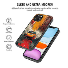 Bornstud 2D Glass Printed Car iPhone 13 Back Cover – For Those Who Dare to Be Different - Bornstud