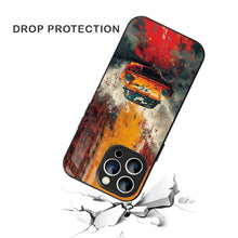 Bornstud 2D Glass Car Design iPhone Back Cover – Drive Style, Embrace Protection - Bornstud