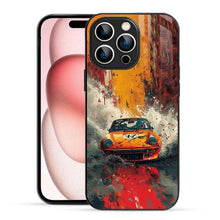Bornstud 2D Glass Car Design iPhone Back Cover – Drive Style, Embrace Protection - Bornstud