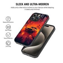 Bornstud 2D Glass MUSTANG-001 Design iPhone 14 Pro Max Cover – Stylish & Tough - Bornstud