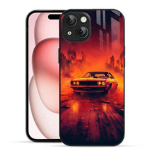 Bornstud 2D Glass MUSTANG-001 Print iPhone 15 Plus Cover – Eye-Catching & Strong - Bornstud