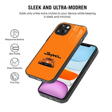 Bornstud 2D Glass SUPRA 002 Print iPhone 13 Back Cover – Unique Design - Bornstud