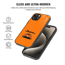 Bornstud 2D Glass SUPRA 002 Print iPhone 15 Plus Cover – Eye-Catching & Strong - Bornstud