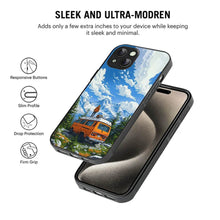 Bornstud 2D Glass VAN-001 Print iPhone 15 Plus Cover – Eye-Catching & Strong - Bornstud