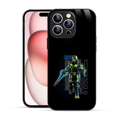 Bornstud Master Chief Gaming Printed Case for iPhone 15 Pro