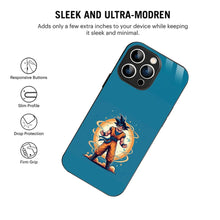 Bornstud Saiyan Power Surge Printed Case for iPhone 16 Pro Max