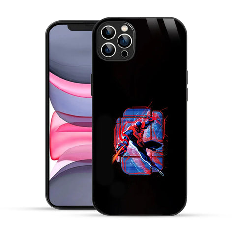 Bornstud Neon Spider Hero Action Printed Case for iPhone 12 Pro