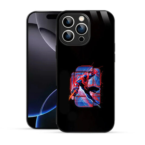 Bornstud Neon Spider Hero Action Printed Case for iPhone 16 Pro