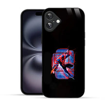 Bornstud Neon Spider Hero Action Printed Case for iPhone 16