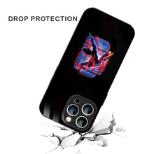 Bornstud Neon Spider Hero Action Printed Case for iPhone 16 Pro Max
