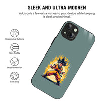 Bornstud Super Saiyan Power Anime Printed Case for iPhone 15 Plus