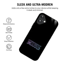 Bornstud One Piece Minimalist Logo Printed Case for iPhone 16 Plus