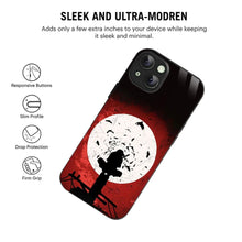 Bornstud Ninja Moonlight Silhouette Printed Case for iPhone 14