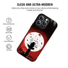 Bornstud Ninja Moonlight Silhouette Printed Case for iPhone 15 Pro