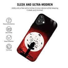 Bornstud Ninja Moonlight Silhouette Printed Case for iPhone 16 Plus