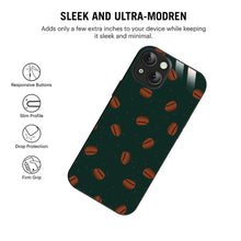Bornstud Coffee Bean Bliss Printed Case for iPhone 15 Plus