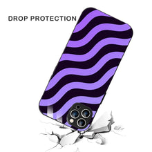 Bornstud Wavy Purple Aesthetic Printed Case for iPhone 12 Pro