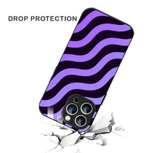 Bornstud Wavy Purple Aesthetic Printed Case for iPhone 13 Pro Max