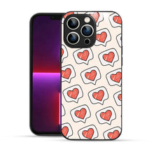 Bornstud Cute Heart Speech Bubble Aesthetic Printed Case for iPhone 13 Pro