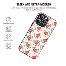 Bornstud Cute Heart Speech Bubble Aesthetic Printed Case for iPhone 13 Pro Max