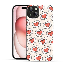 Bornstud Cute Heart Speech Bubble Aesthetic Printed Case for iPhone 15 Plus