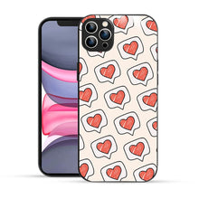 Bornstud Cute Heart Speech Bubble Aesthetic Printed Case for iPhone 11 Pro