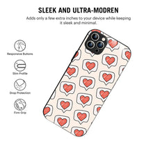 Bornstud Cute Heart Speech Bubble Aesthetic Printed Case for iPhone 11 Pro