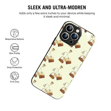 Bornstud Cute Aesthetic Tea Bag Printed Case for iPhone 15 Pro Max