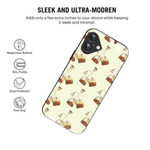 Bornstud Cute Aesthetic Tea Bag Printed Case for iPhone 16