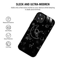 Bornstud Astronaut & Moon Printed Case for iPhone 12