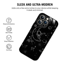 Bornstud Astronaut & Moon Printed Case for iPhone 14 Pro