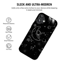 Bornstud Astronaut & Moon Printed Case for iPhone 16