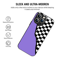 Bornstud Retro Checkerboard Aesthetic Printed Case for iPhone 14 Pro