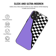 Bornstud Retro Checkerboard Aesthetic Printed Case for iPhone 15 Plus