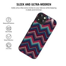 Bornstud Cozy Knit Pattern Aesthetic Printed Case for iPhone 14