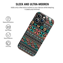 Bornstud Tribal Mosaic Printed Case for iPhone 15 Pro