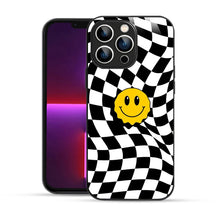 Bornstud Wavy Smile Check Printed Case for iPhone 13 Pro