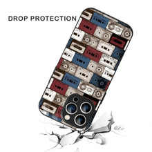 Bornstud Retro Tape Stack Printed Case for iPhone 13 Pro