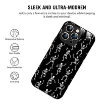 Bornstud Dancing Skeletons Printed Case for iPhone 15 Pro Max